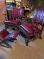 2 antieke stoelen / zeteltjes, Antiek en Kunst, Ophalen of Verzenden