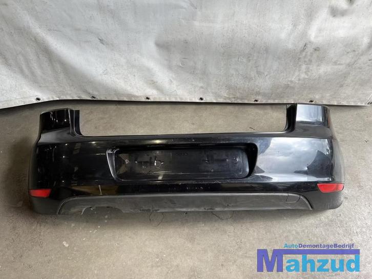 VW GOLF 6 Zwart achterbumper bumper 2008-2012, Auto-onderdelen, Carrosserie, Bumper, Volkswagen, Achter, Gebruikt