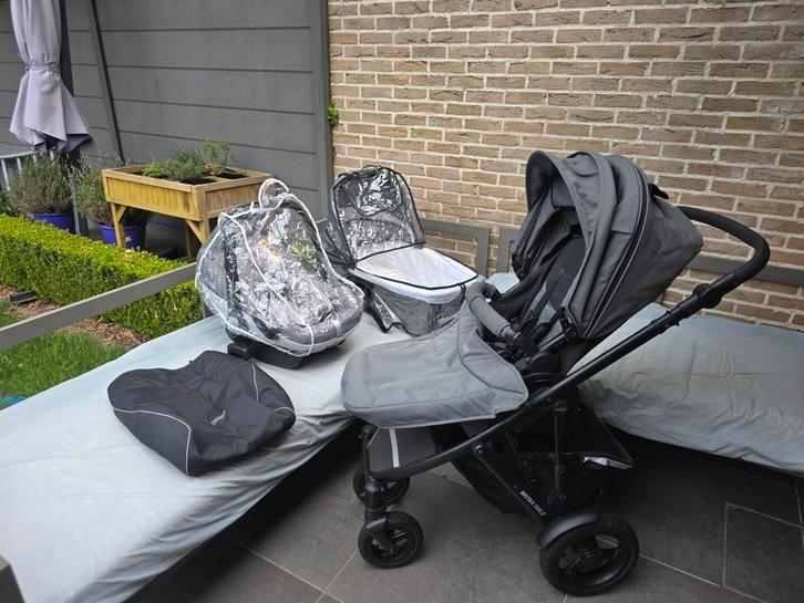 Britax Smile 3-in-1 (met Maxi-Cosi & reiswieg), Kinderen en Baby's, Kinderwagens en Combinaties, Gebruikt, Kinderwagen, Maxi-Cosi