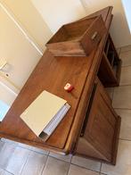 Ancien grand bureau bois massif, Maison & Meubles, Enlèvement, Utilisé, Bureau