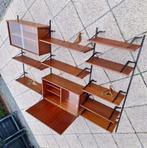 Vintage 60s wall unit system teak, Huis en Inrichting, Kasten | Overige, Ophalen of Verzenden