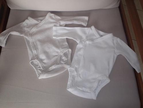 1 set van 2 rompers maat 50, Kinderen en Baby's, Babykleding | Maat 50, Nieuw, Jongetje of Meisje, Nacht- of Onderkleding, Ophalen