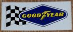 Vintage sticker Goodyear banden pneus retro autocollant, Collections, Autocollants, Comme neuf, Voiture ou Moto, Enlèvement ou Envoi