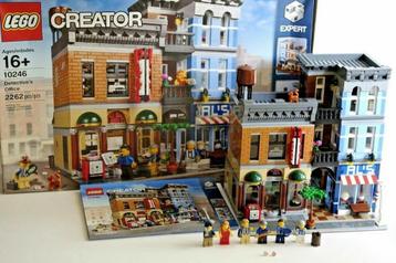 Lego 10246 Detective Office Modular  Zeer mooie staat en com beschikbaar voor biedingen