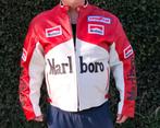 Veste motard Marlboro cuir