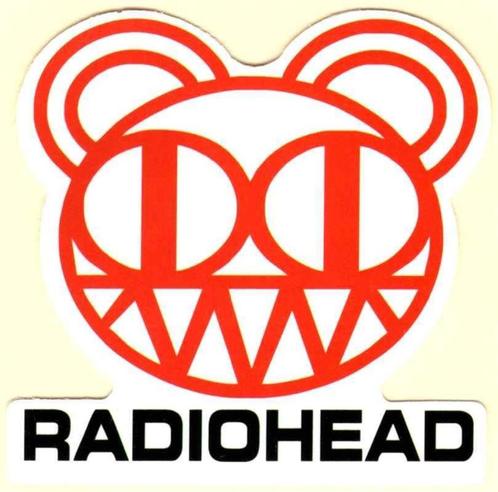 Radiohead sticker #1, Verzamelen, Muziek, Artiesten en Beroemdheden, Nieuw, Verzenden