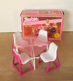 Barbie Dream Furniture Dining Room set n2475, vintage 1982, Kinderen en Baby's, Speelgoed | Poppen, Verzenden, Zo goed als nieuw