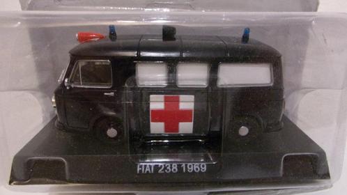 FIAT 238 AMBULANCE CARABINIERS.1/43 NEUVE SCELLEE, Hobby en Vrije tijd, Modelauto's | 1:43, Nieuw, Auto, Overige merken, Ophalen of Verzenden