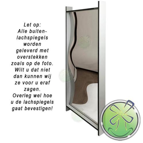 Buitengeschikte lachspiegels in trespa/composiet - te koop, Hobby en Vrije tijd, Feestartikelen, Nieuw, Versiering, Ophalen of Verzenden