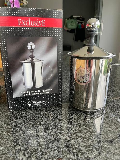 Exclusieve cappuccino creamer melkopschuimer, Elektronische apparatuur, Koffiemachine-accessoires, Nieuw, Ophalen of Verzenden