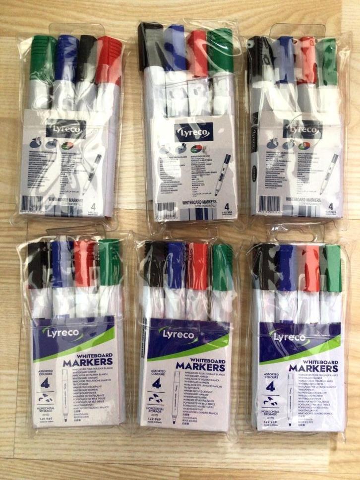 Lyreco whiteboard markers, Diversen, Schoolborden, Zo goed als nieuw, Whiteboard, Ophalen of Verzenden