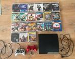 PlayStation 3 + 22 Games + 2 Controllers, Ophalen of Verzenden, Zo goed als nieuw