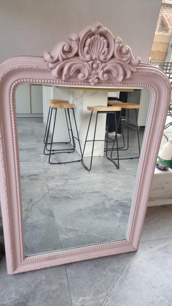 Mooie spiegel en plank Maison du Monde, Huis en Inrichting, Kasten | Wandmeubels, Zo goed als nieuw, 100 tot 150 cm, Ophalen