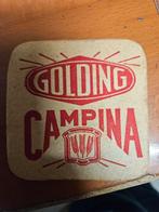 Oud bierviltje golding campina, Verzamelen, Ophalen of Verzenden, Gebruikt
