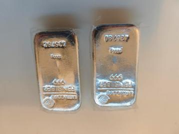 2 Umicore 1 kilo zilver baren beschikbaar voor biedingen