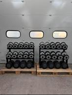 Technogym dumbellrek met dumbells 6 t/m 30 kg , fitness, Ophalen of Verzenden, Gebruikt, Benen, Overige typen