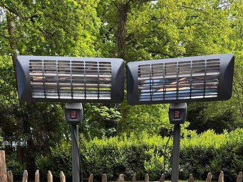 Eurom Q-time 2000S Lounge Heater, Tuin en Terras, Terrasverwarmers, Gebruikt, Elektrisch, Vloer, Draaibaar, Ophalen