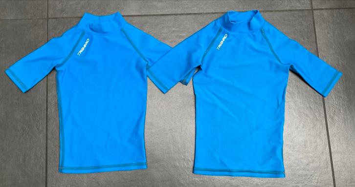 340: zwem t shirt 4 en 6 j Tribord, Kinderen en Baby's, Kinderkleding | Kinder-zwemkleding, Zo goed als nieuw, Zwem-accessoire