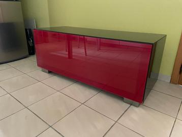 Tv-kast in glas. "Munari"  beschikbaar voor biedingen