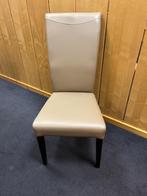MODERNE GESTOFFEERDE STOELEN EETTAFEL, Ophalen, Overige kleuren, Leer, Zo goed als nieuw