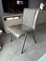 Gratis 8 stoelen, Huis en Inrichting, Stoelen, Ophalen, Gebruikt, Metaal, Grijs