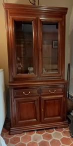 Vitrine en meranti, Enlèvement, Comme neuf