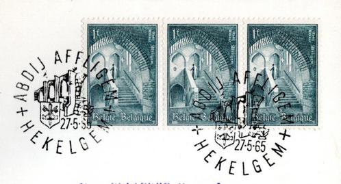 België :27-5-65: Geïllustreerde stempel #@ HEKELGEM @#, Postzegels en Munten, Postzegels | Europa | België, Gestempeld, Frankeerzegel