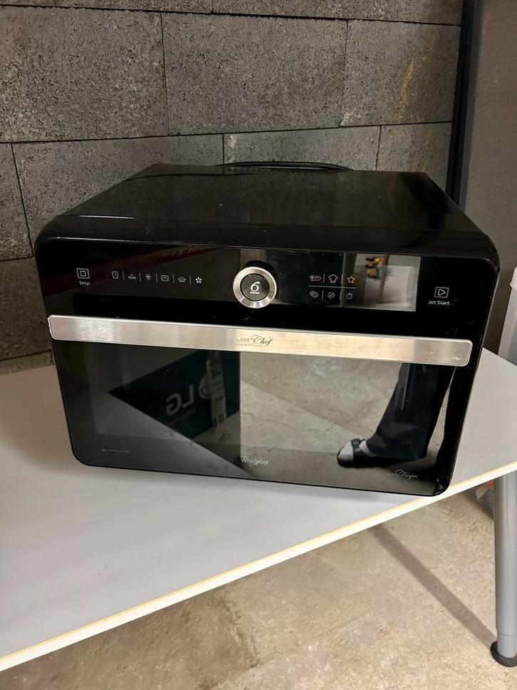 Whirpool jet chef premium combi-oven. 6th sense, Elektronische apparatuur, Ovens, Gebruikt, Vrijstaand, Oven, 45 tot 60 cm, 45 tot 60 cm