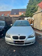 BMW 525i motor kapot, Autos, Cuir, Argent ou Gris, 4 portes, Noir