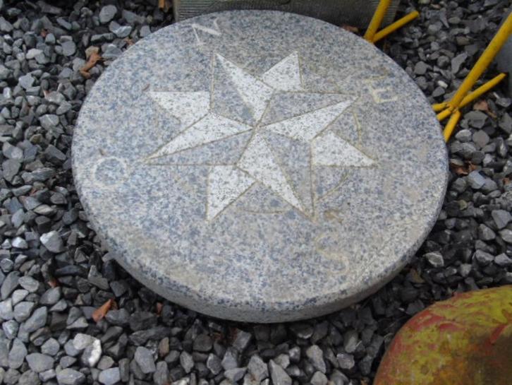 Roze windstenen beeldje gesneden uit de massa!, Tuin en Terras, Tuinmeubel-accessoires, Nieuw, Ophalen