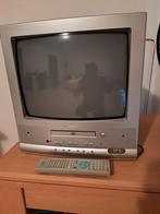 Kleine tv met DVD player, Audio, Tv en Foto, Vintage Televisies, Ophalen, Gebruikt
