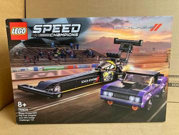 NIEUW LEGO 76904 Mopar Dodge SRT Top Fuel Dragster - 1970 Do beschikbaar voor biedingen