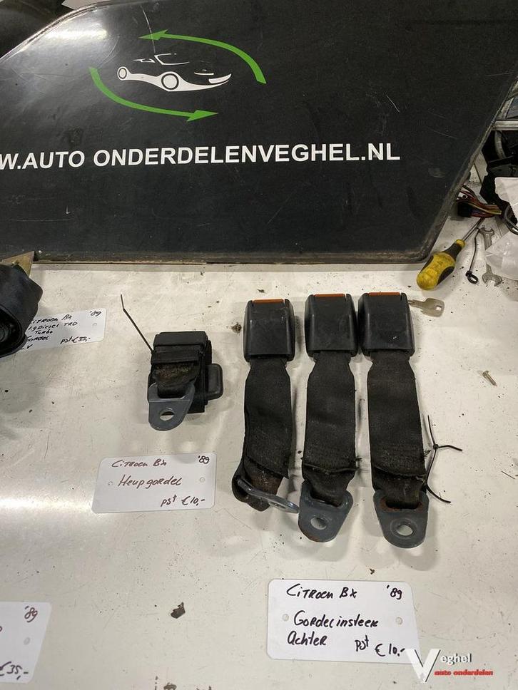 Citroen BX TRD 1.9 1989 Gordel insteek of heupgordel, Auto-onderdelen, Interieur en Bekleding, Gebruikt, Ophalen of Verzenden
