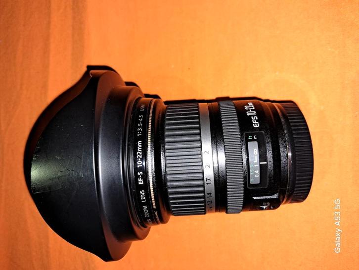 EF-S 10-22mm f/3.5-4.5 USM, Audio, Tv en Foto, Foto | Lenzen en Objectieven, Zo goed als nieuw, Ophalen