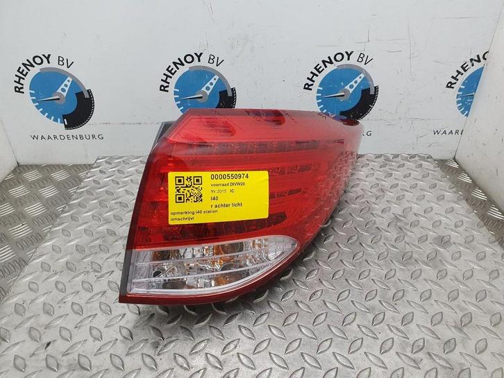 HYUNDAI I40 [R_TAILLIGHT] 2015, Auto-onderdelen, Verlichting, Gebruikt, ARN erkend, Stiba lid, Erkend duurzaam, Ophalen of Verzenden