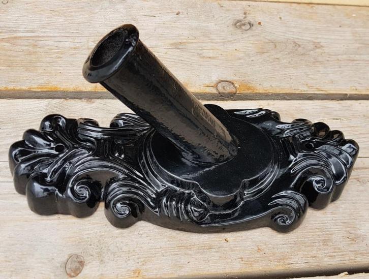 Nieuwe monumentale vlaggenstokhouder vlaghouder zwart, Diversen, Vlaggen en Wimpels, Nieuw, Ophalen of Verzenden