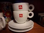 2 kopjes met schotel illy, Enlèvement ou Envoi, Comme neuf