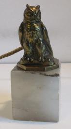 allume-cigare en bronze antique en forme de hibou pour le co, Envoi