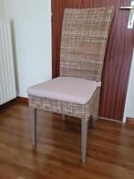 Te Koop Rieten eetkamerstoelen, Huis en Inrichting, Stoelen, Ophalen, Overige kleuren, Klassiek, Riet of Rotan