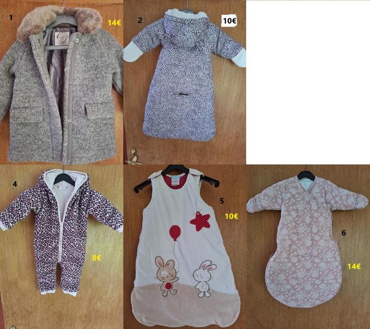 Lot de vêtements bébé 3 à 18 mois, Kinderen en Baby's, Babykleding | Baby-kledingpakketten, Zo goed als nieuw, Maat 80, Ophalen of Verzenden