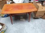 vintage salontafel tafel 90x75xH57 cm, Ophalen, Gebruikt