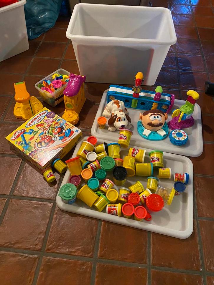 Grote set klei & Play-Doh speelgoed – compleet pakket, Verzamelen, Speelgoed, Zo goed als nieuw, Ophalen