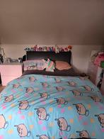 2 persoonsbed, Ophalen, Overige materialen, Gebruikt, Zwart