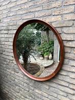 Nieuwe Handcraft Wooden Mirror/Spiegel Uniek diameter 80 cm, Rond, Nieuw, Ophalen of Verzenden, 75 tot 100 cm