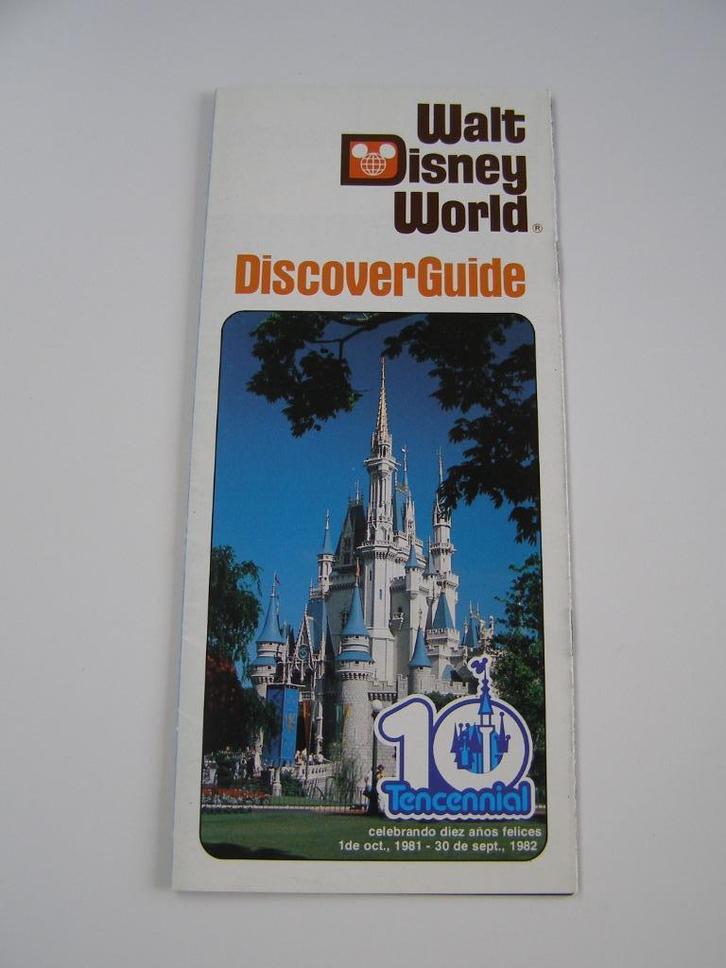 Walt Disney World Discover Guide 1981, Verzamelen, Disney, Zo goed als nieuw, Overige typen, Overige figuren, Ophalen of Verzenden