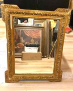 Ancien miroir doré 75 cm sur 62 cm, Enlèvement ou Envoi