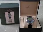 Herenhorloge, Handtassen en Accessoires, Horloges | Heren, Overige merken, Leer, Staal, Polshorloge