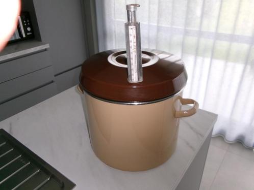 Grote steriliseerketel, Huis en Inrichting, Keuken | Potten en Pannen, Gebruikt, Overige typen, Overige materialen, Inductieplaat