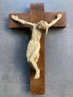 Groot Kruis met lijdende Christus (55 cm), Ophalen of Verzenden