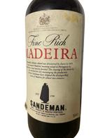 Bouteille Vin Sandeman Madeira Fine Rich, Comme neuf, Pleine, Enlèvement ou Envoi, Vin rouge